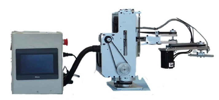 1. 4 AXIS ROBOTIC MACHINE WITH TOUCH SCREEN CONTROLLER